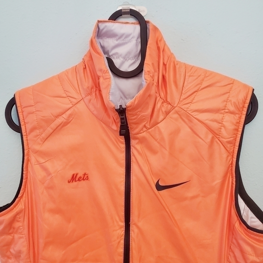 NIKE Performance Reversible Orange and Gray Vest Size S - Picture 5 of 15